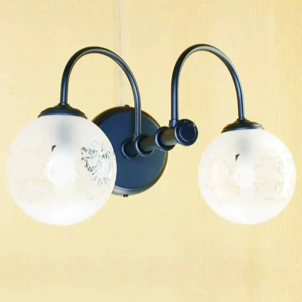 Double interior wall lights with crystal ball decoration AP9200-TLP18